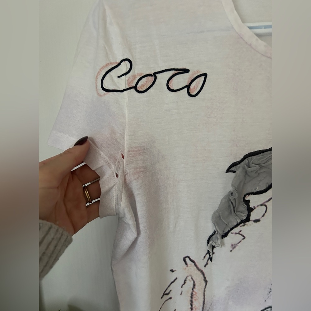 Chanel 2010 AOP Coco Vintage T Shirt - Picture 12 of 14